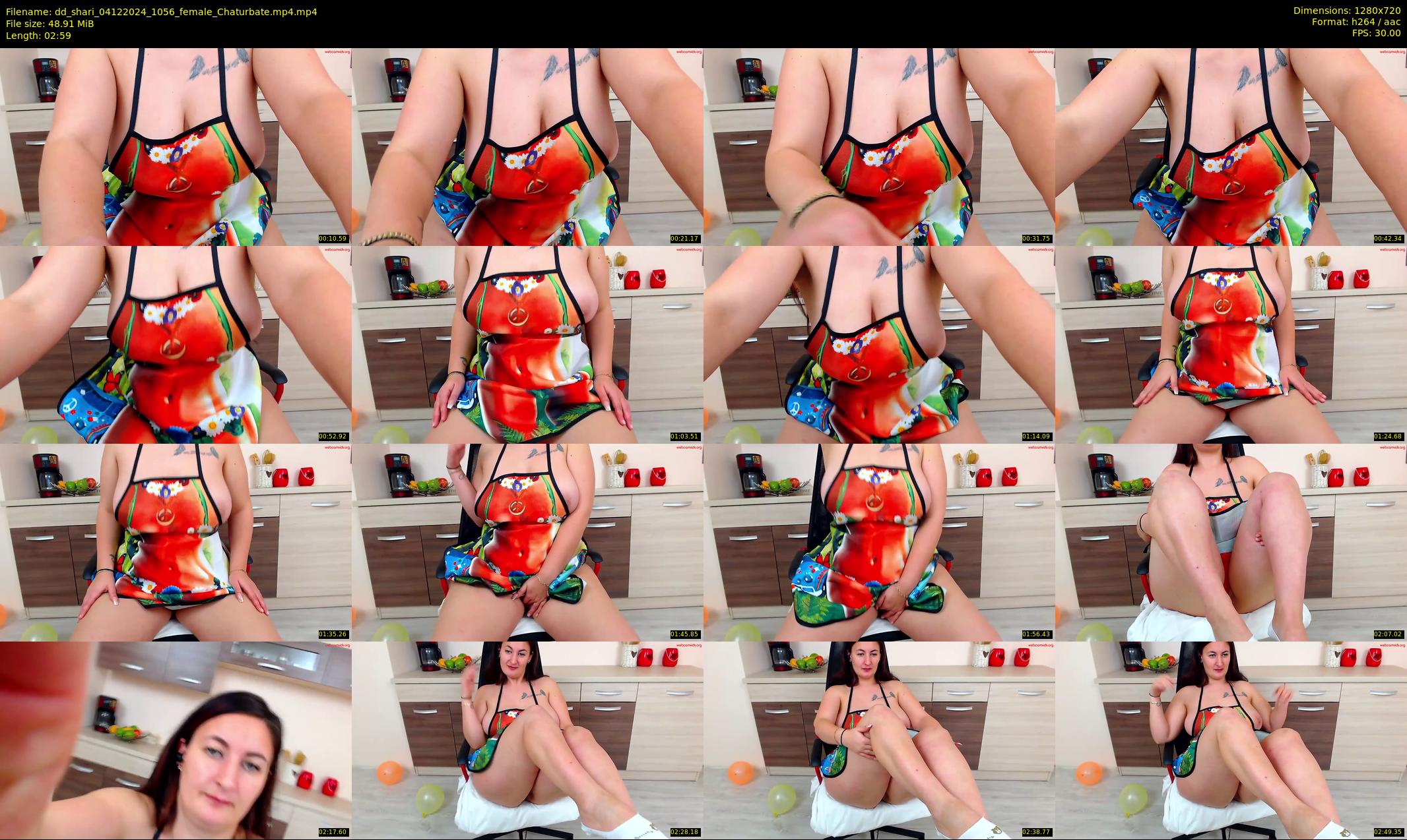 dd_shari — 3 minute Chaturbate Female strip rec, 720p, Dec 4, 2024