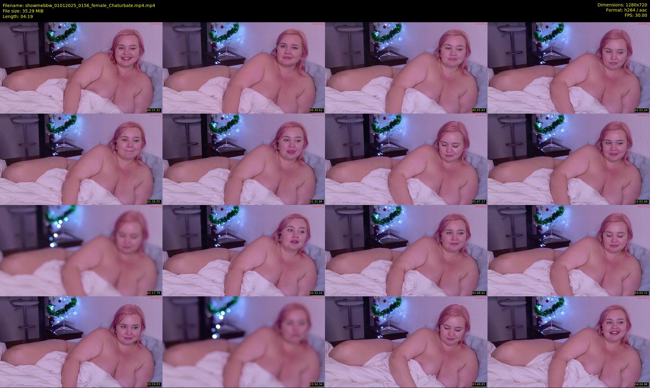 showmebbw — 5 minute Chaturbate Female strip rec, 720p, Jan 1, 2025