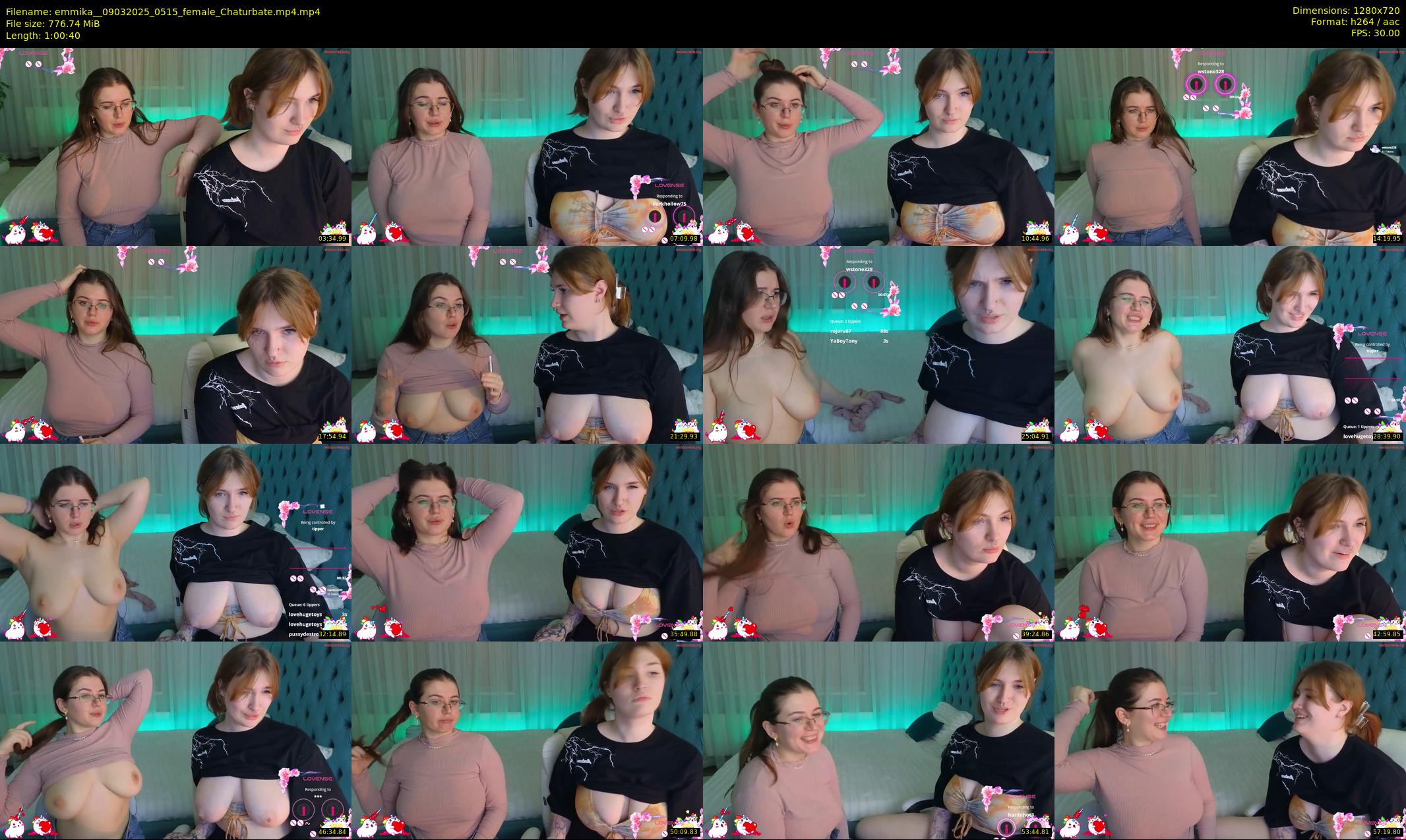 emmika_ — 61 minute Chaturbate Female strip rec, 720p, Mar 9, 2025