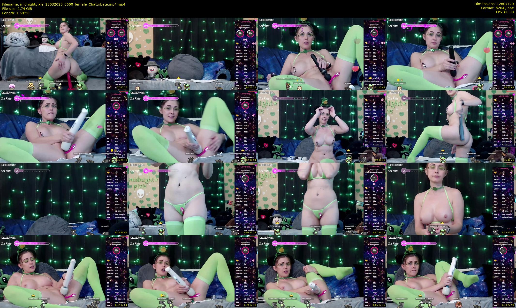 midnightpixie — 120 minute Chaturbate Female strip rec, 720p, Mar 18, 2025