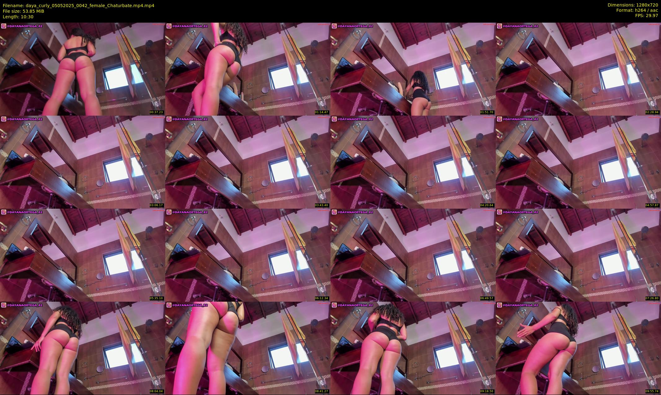 daya_curly — 11 minute Chaturbate Female strip rec, 720p, May 5, 2025