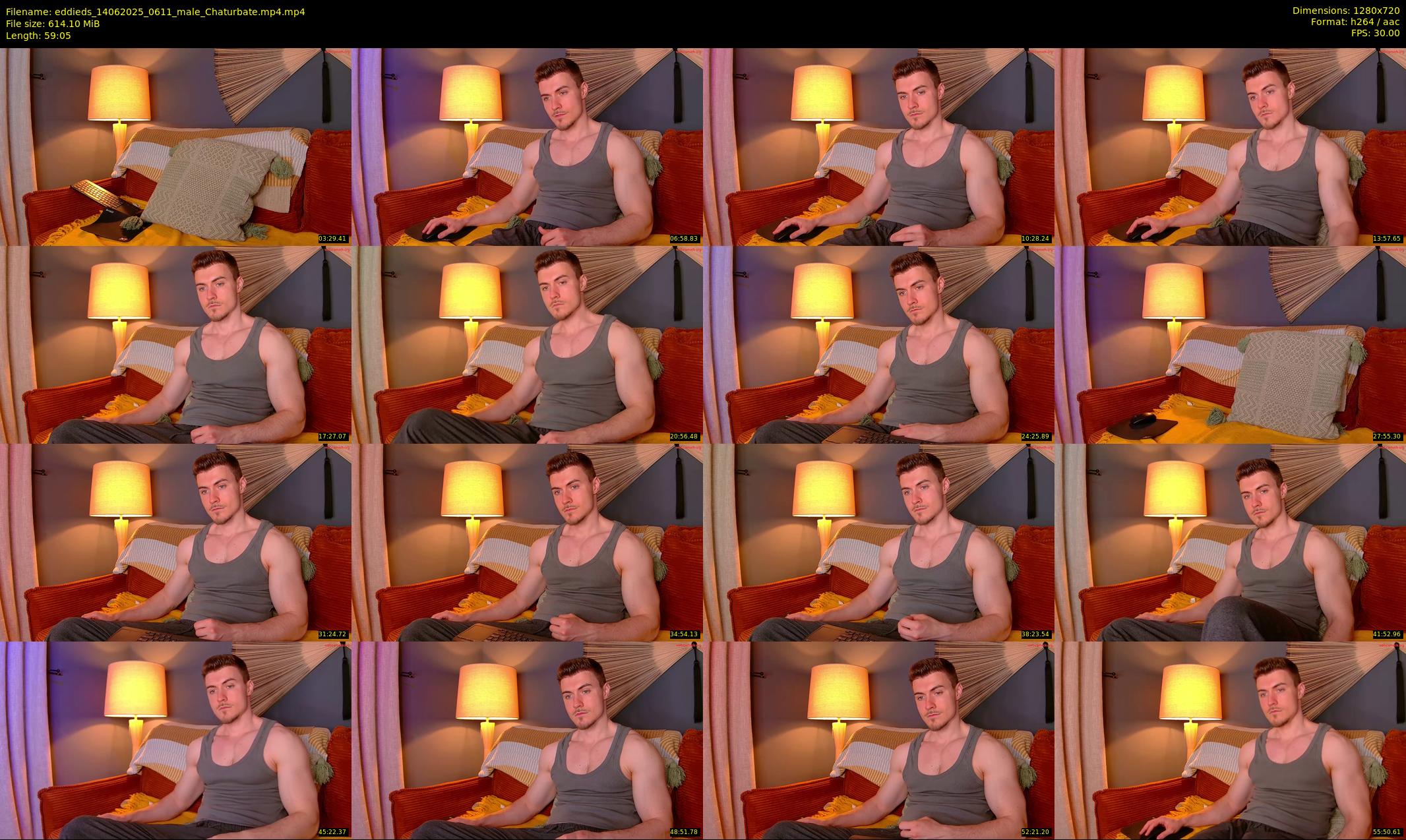 eddieds — 60 minute Chaturbate Male strip rec, 720p, Jun 14, 2025