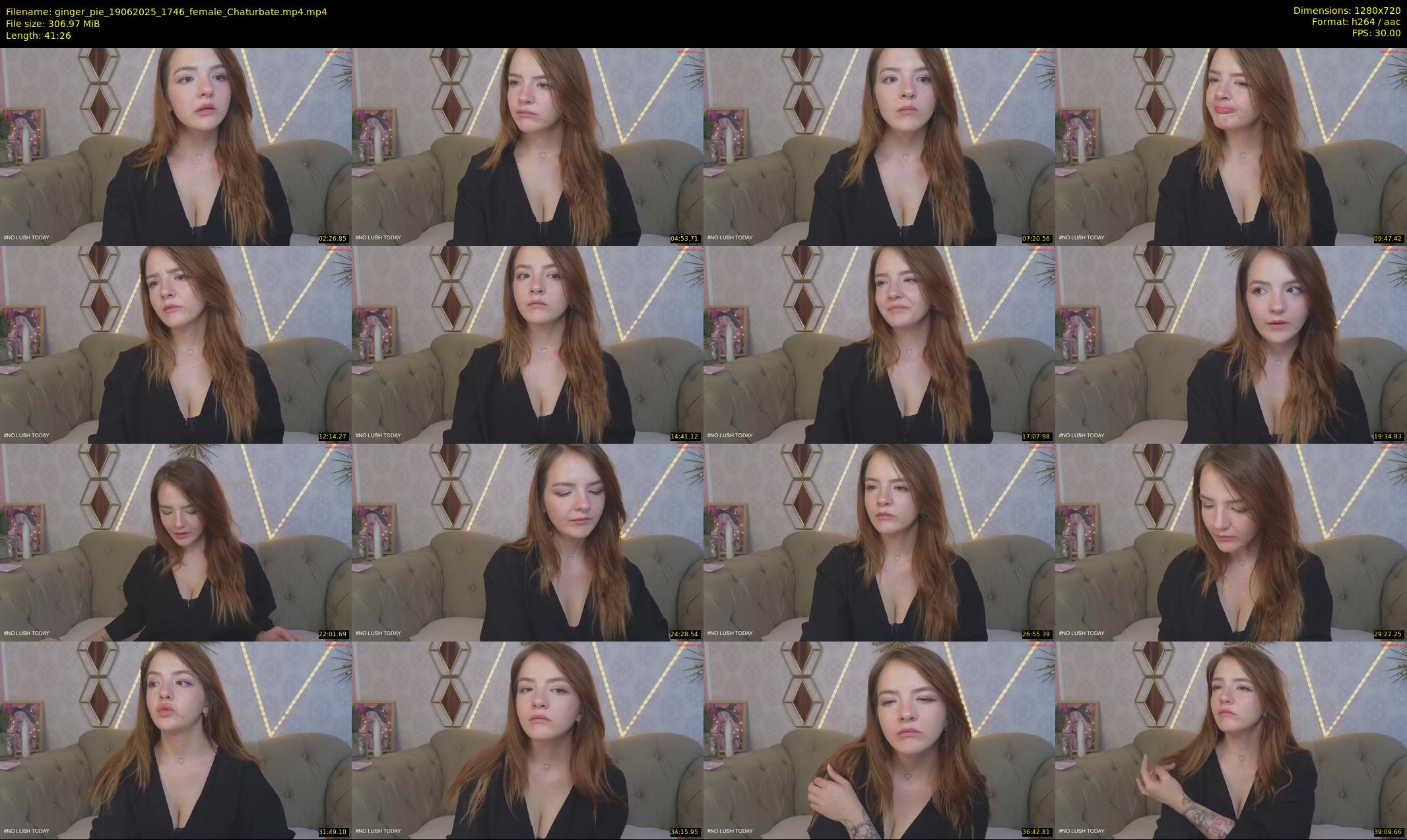 ginger_pie — 42 minute Chaturbate Female strip rec, 720p, Jun 19, 2025