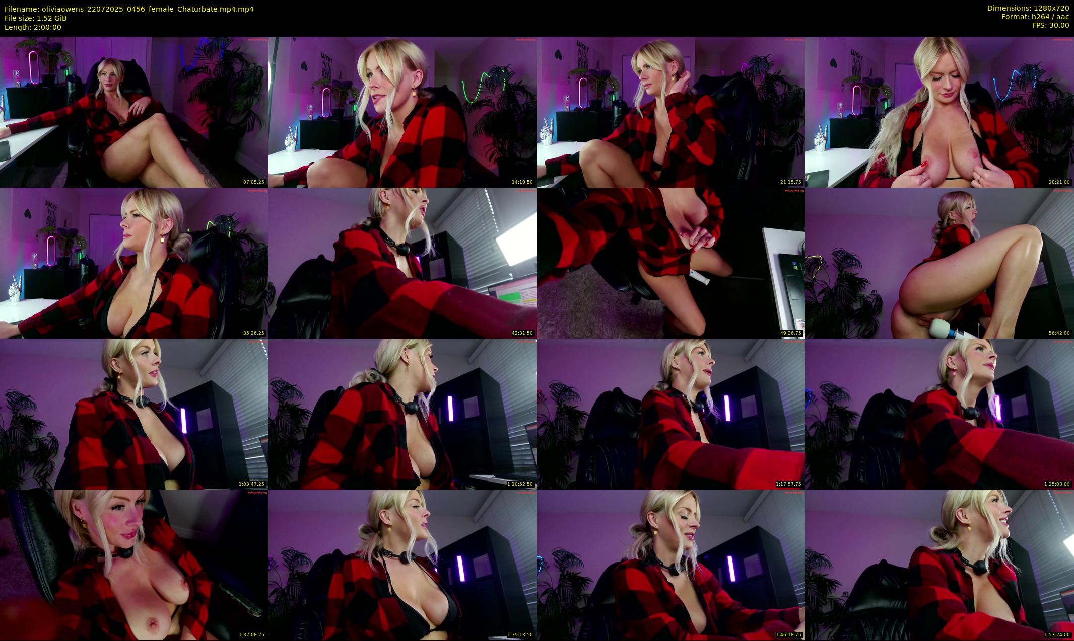 oliviaowens — 120 minute Chaturbate Female strip rec, 720p, Jul 22, 2025