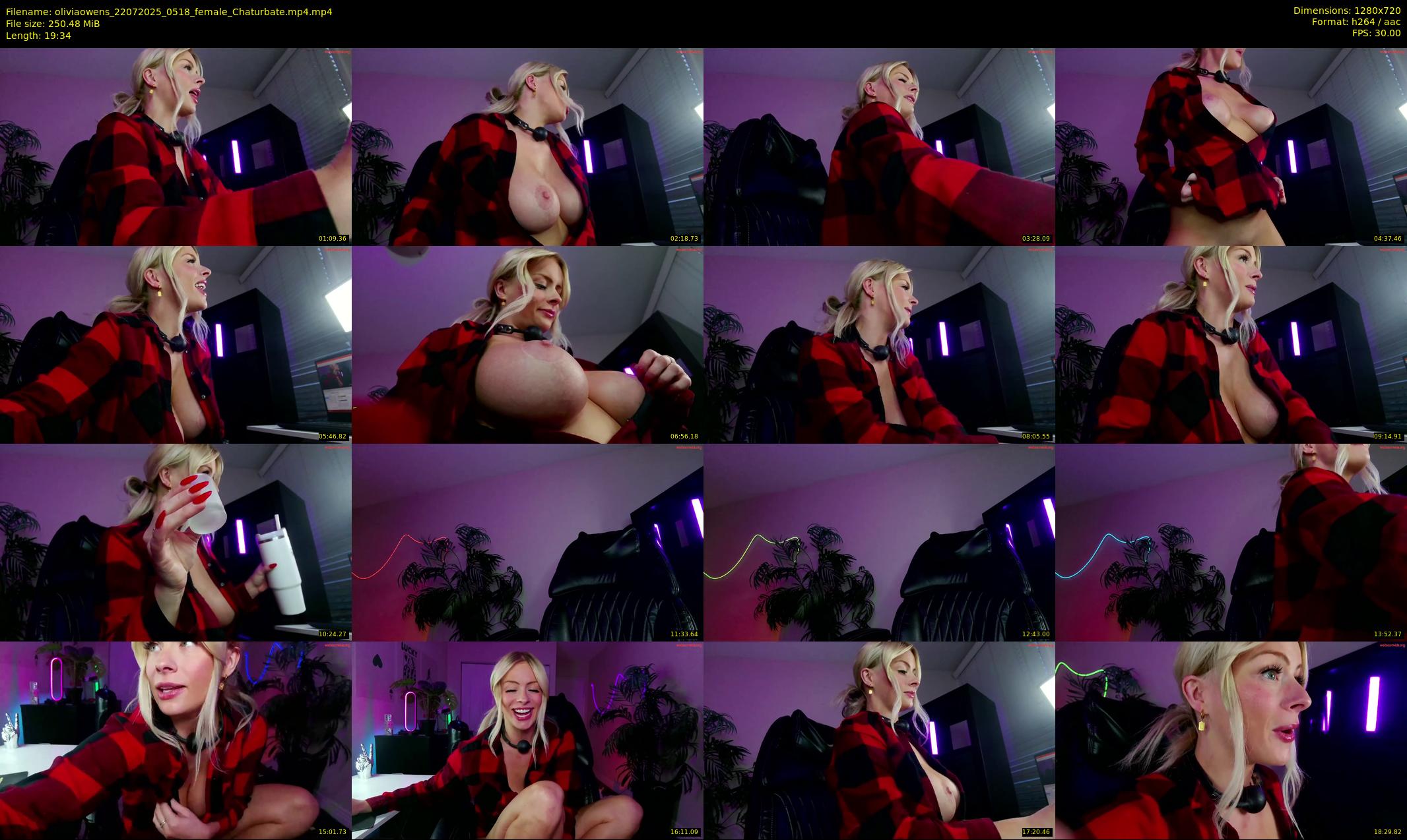 oliviaowens — 20 minute Chaturbate Female strip rec, 720p, Jul 22, 2025