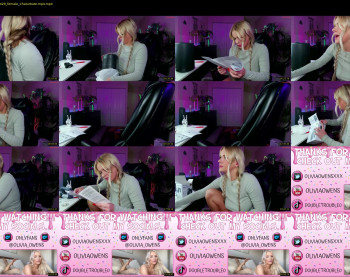 oliviaowens — Chaturbate Female strip rec, Jul 23, 2025 04:29