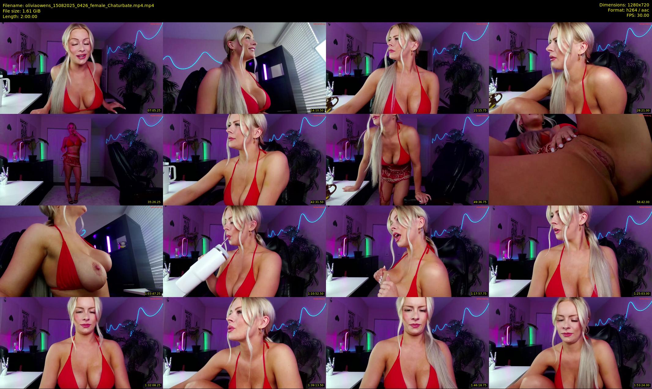 oliviaowens — 120 minute Chaturbate Female strip rec, 720p, Aug 15, 2025