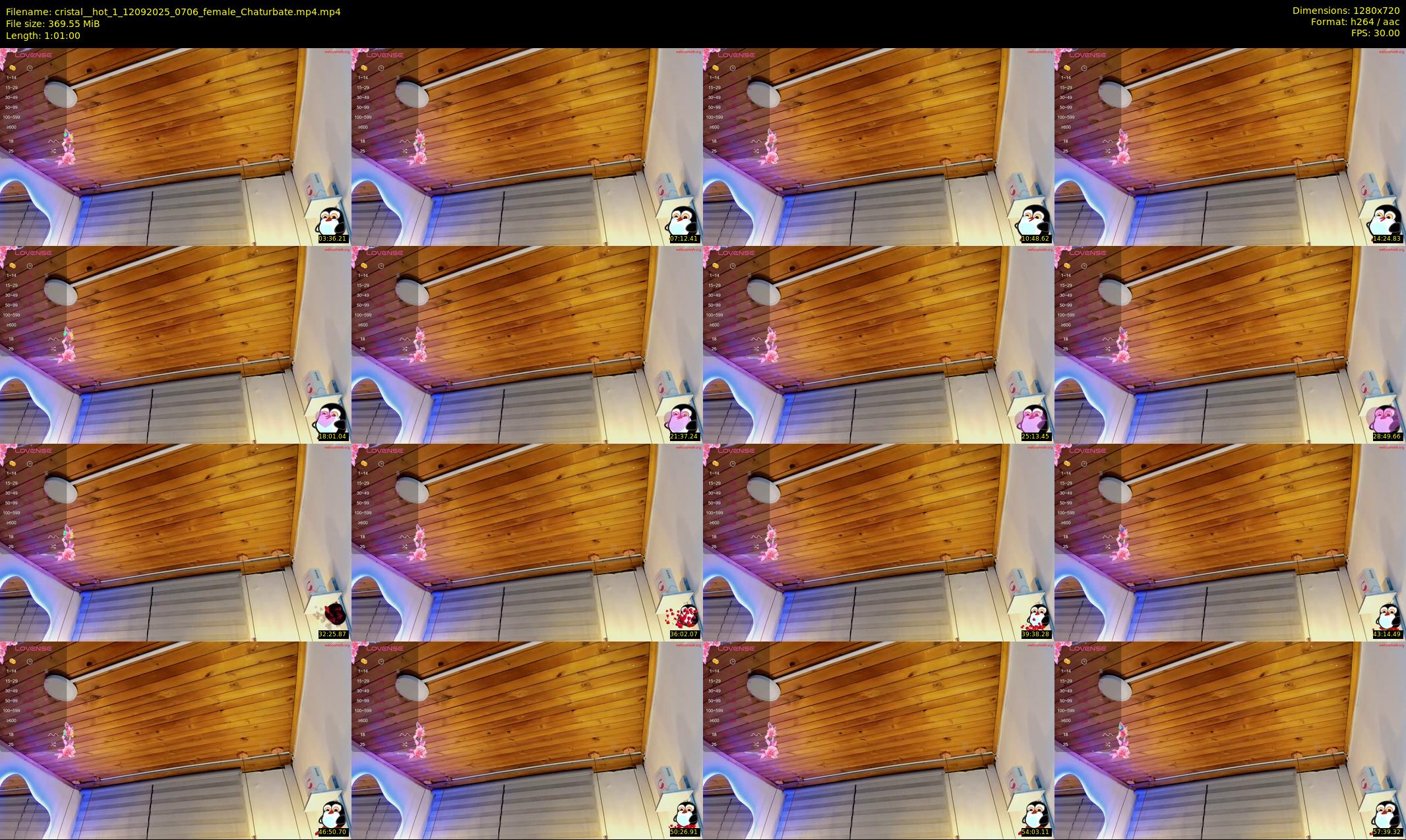 cristal__hot_1 — 61 minute Chaturbate Female strip rec, 720p, Sep 12, 2025