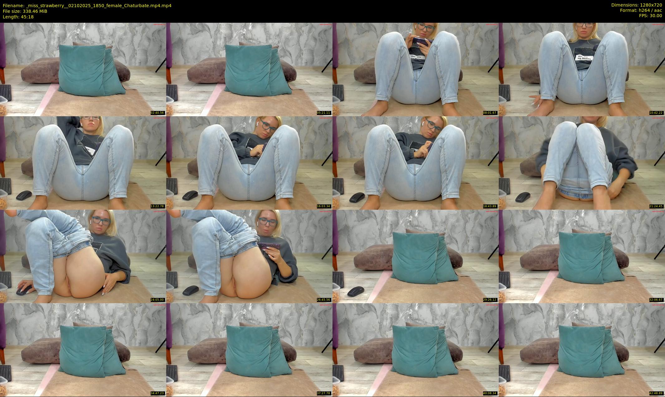 _miss_strawberry_ — 46 minute Chaturbate Female strip rec, 720p, Oct 2, 2025