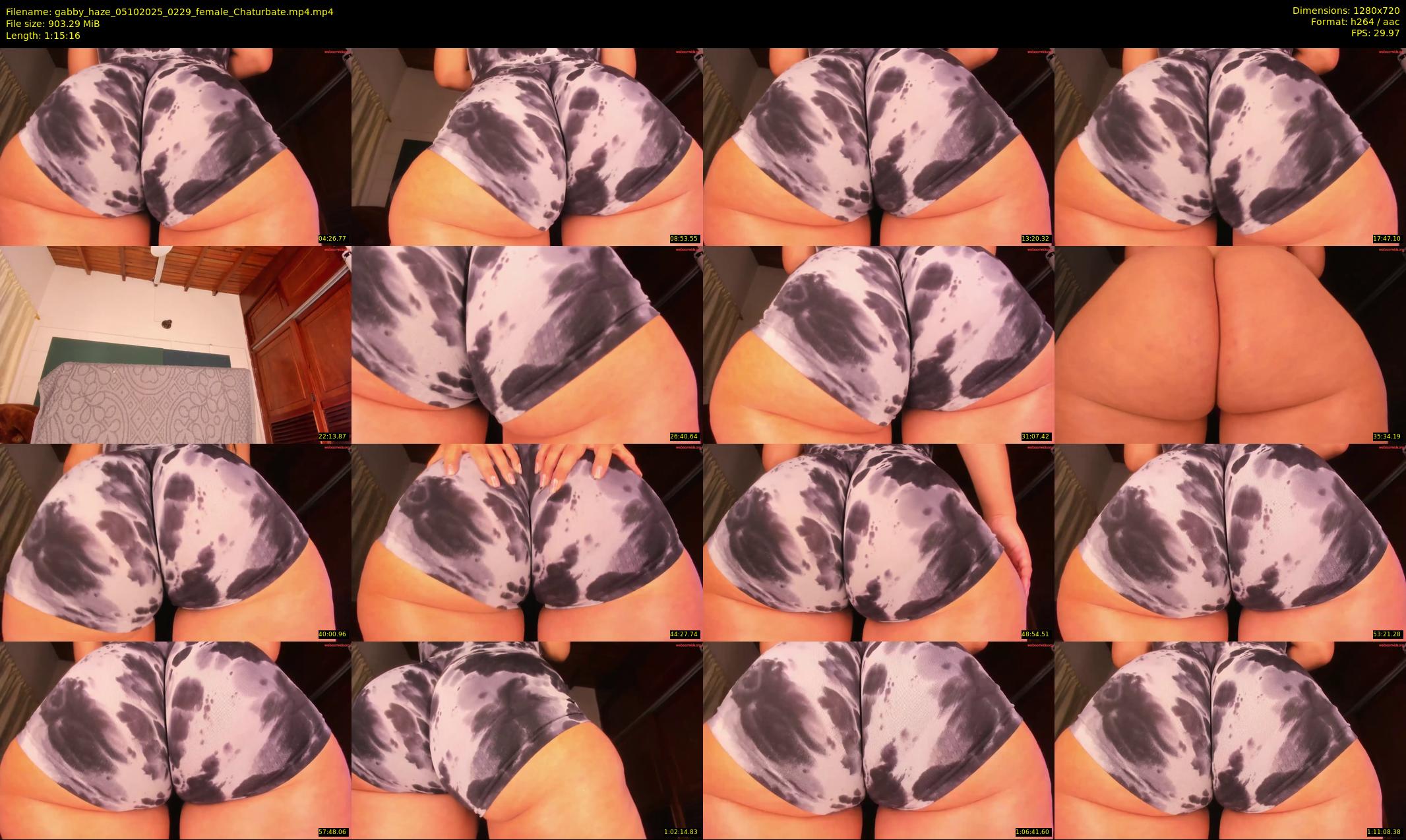 gabby_haze — 76 minute Chaturbate Female strip rec, 720p, Oct 5, 2025