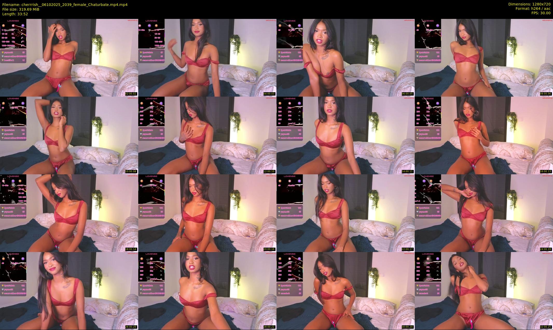 cherrrish_ — 34 minute Chaturbate Female strip rec, 720p, Oct 6, 2025