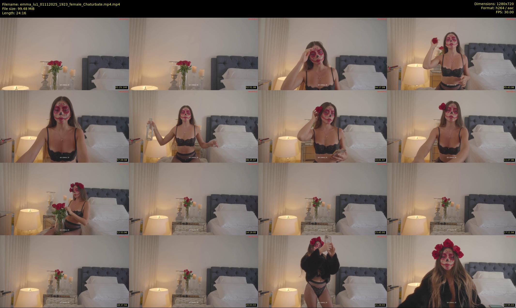 emma_lu1 — 25 minute Chaturbate Female strip rec, 720p, Nov 1, 2025