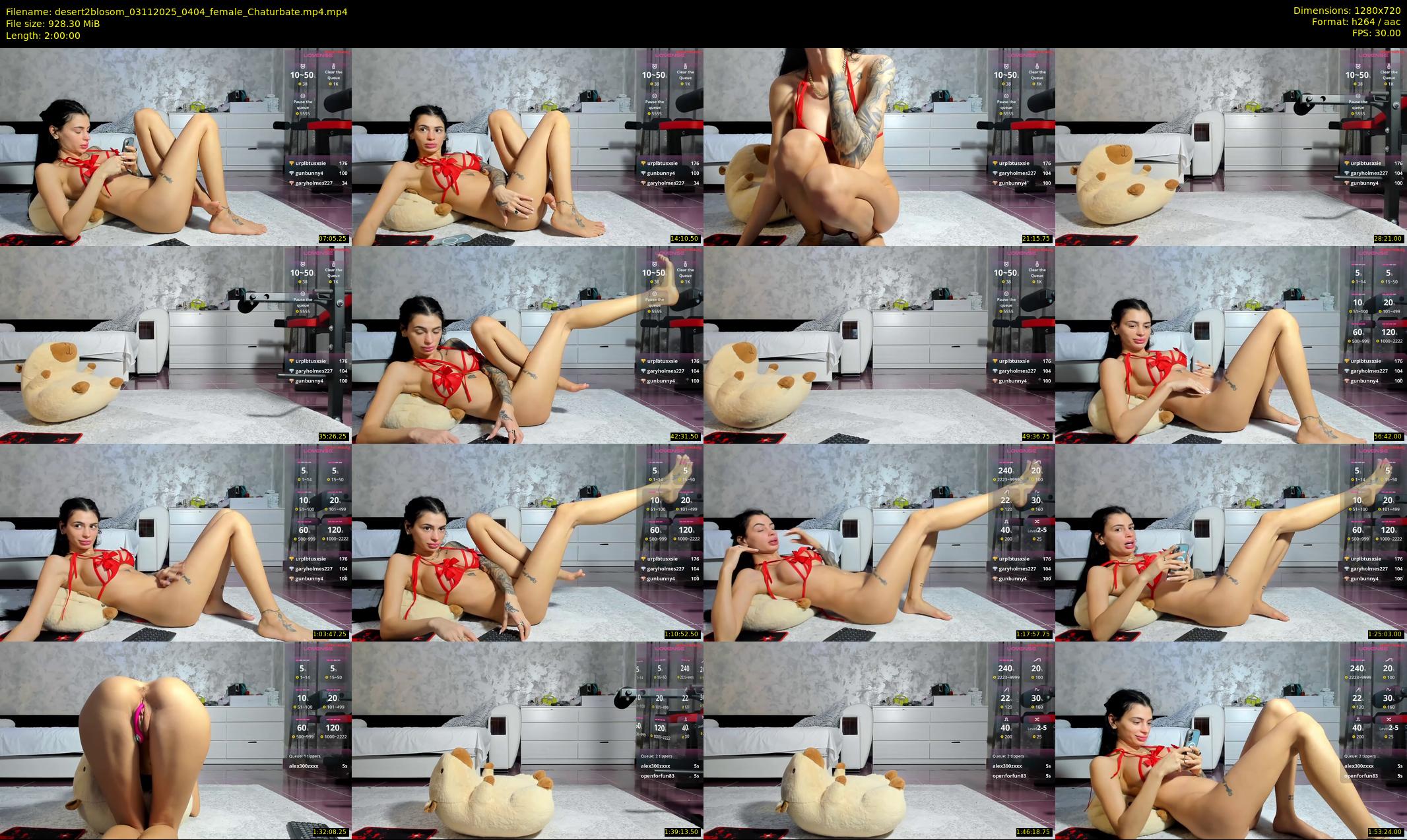 desert2blosom — 120 minute Chaturbate Female strip rec, 720p, Nov 3, 2025