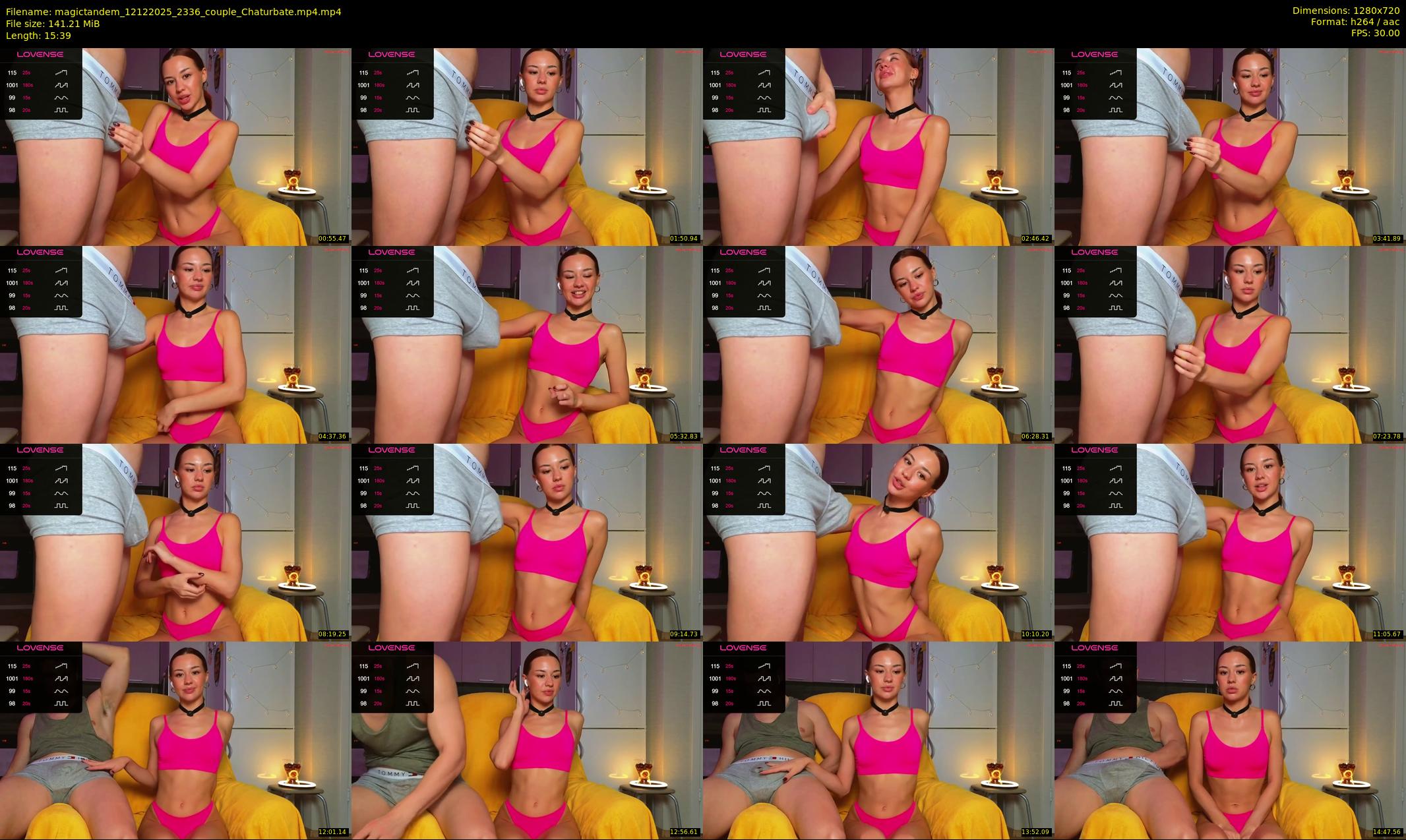 magictandem — 16 minute Chaturbate Couple strip rec, 720p, Dec 12, 2025