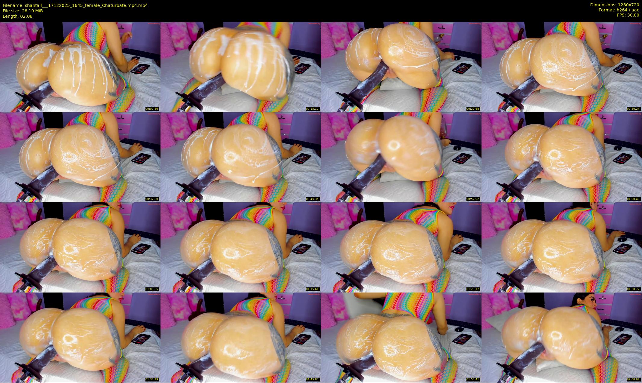 shantall__ — 3 minute Chaturbate Female strip rec, 720p, Dec 17, 2025