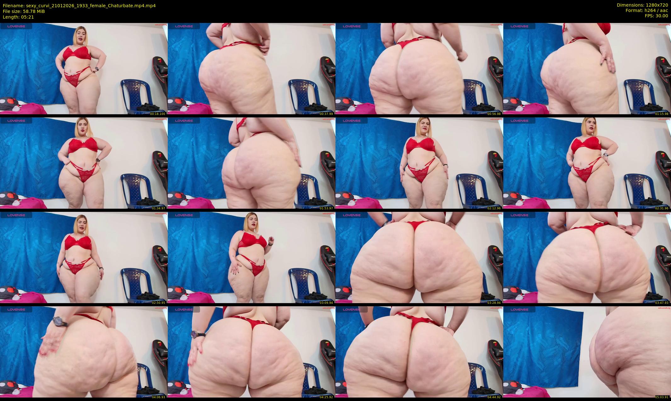 sexy_curvi — 6 minute Chaturbate Female strip rec, 720p, Jan 21, 2026