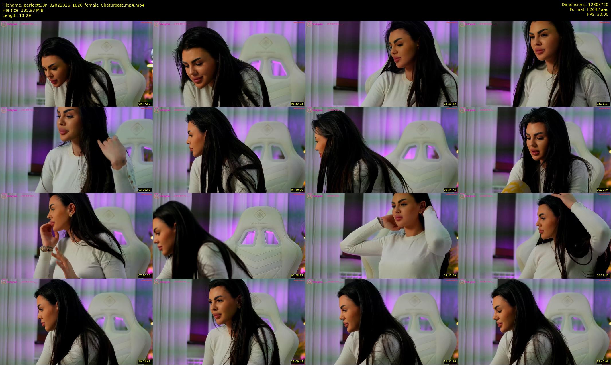 perfectt33n — 14 minute Chaturbate Female strip rec, 720p, Feb 2, 2026