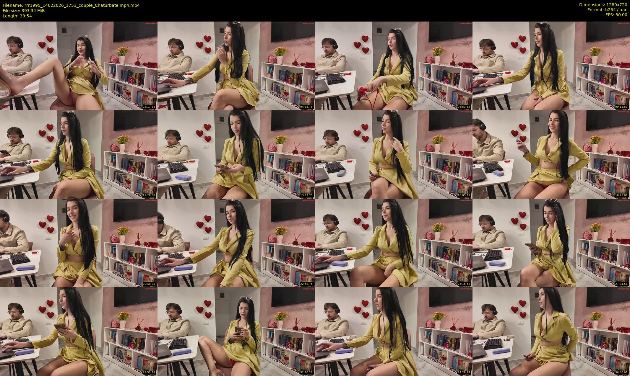 rrr1995 — 39 minute Chaturbate Couple strip rec, 720p, Feb 14, 2026