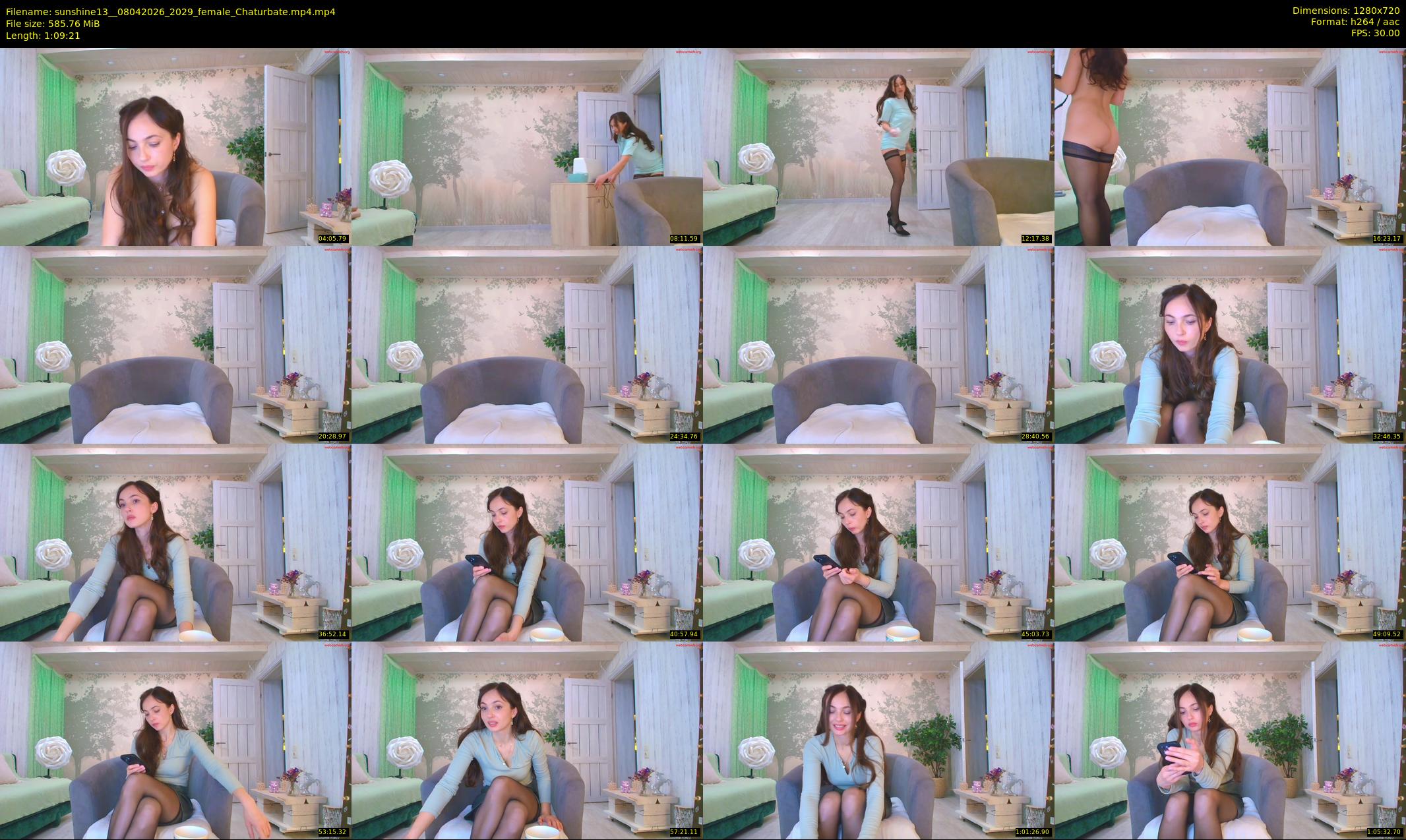 sunshine13_ — 70 minute Chaturbate Female strip rec, 720p, Apr 8, 2026