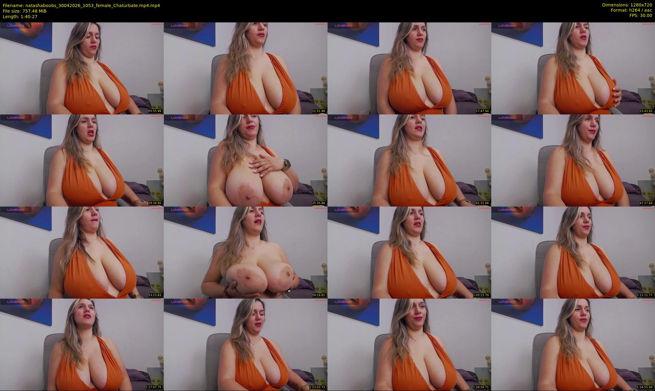 natashaboobs — 101 minute Chaturbate Female strip rec, 720p, Apr 30, 2026
