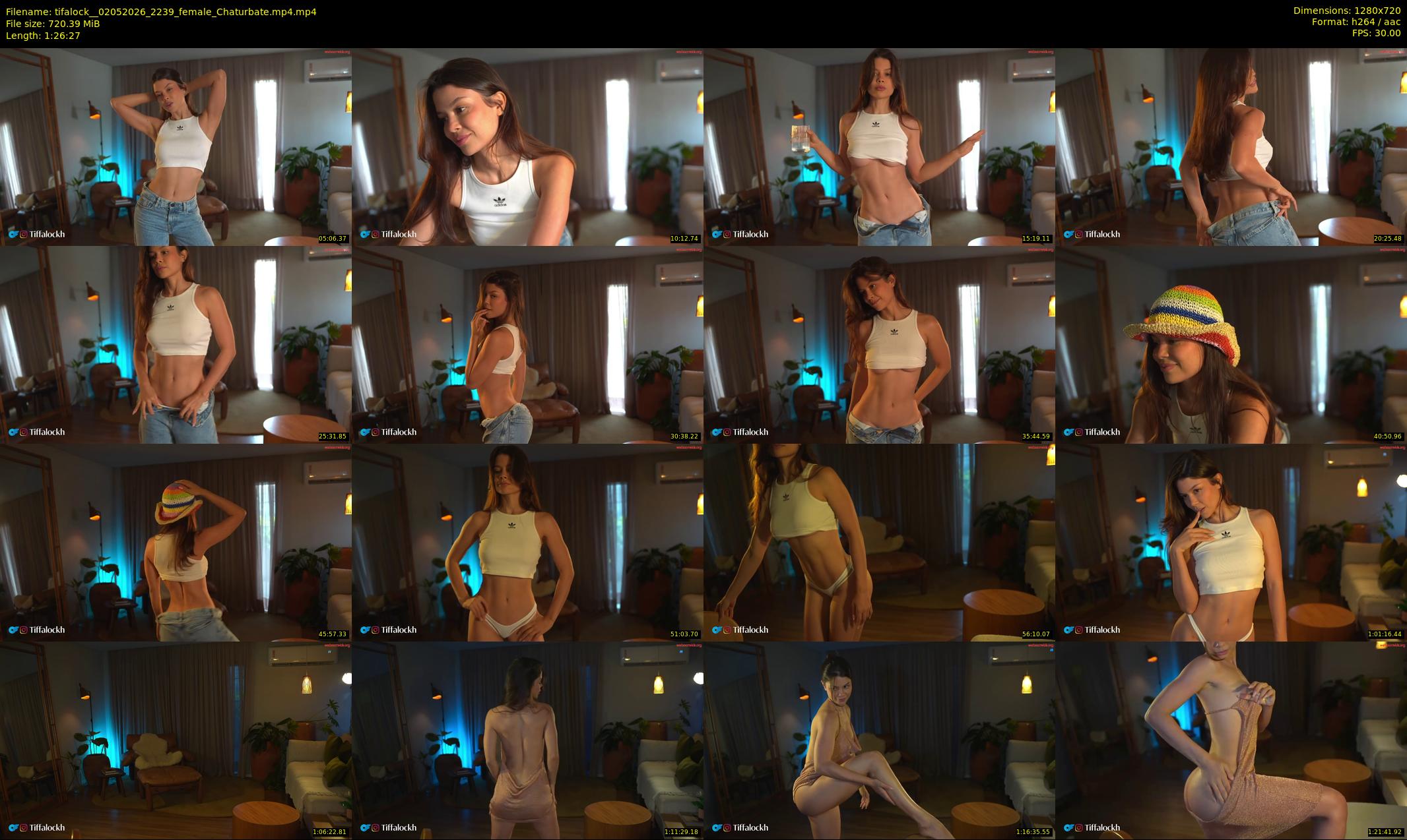 tifalock_ — 87 minute Chaturbate Female strip rec, 720p, May 2, 2026