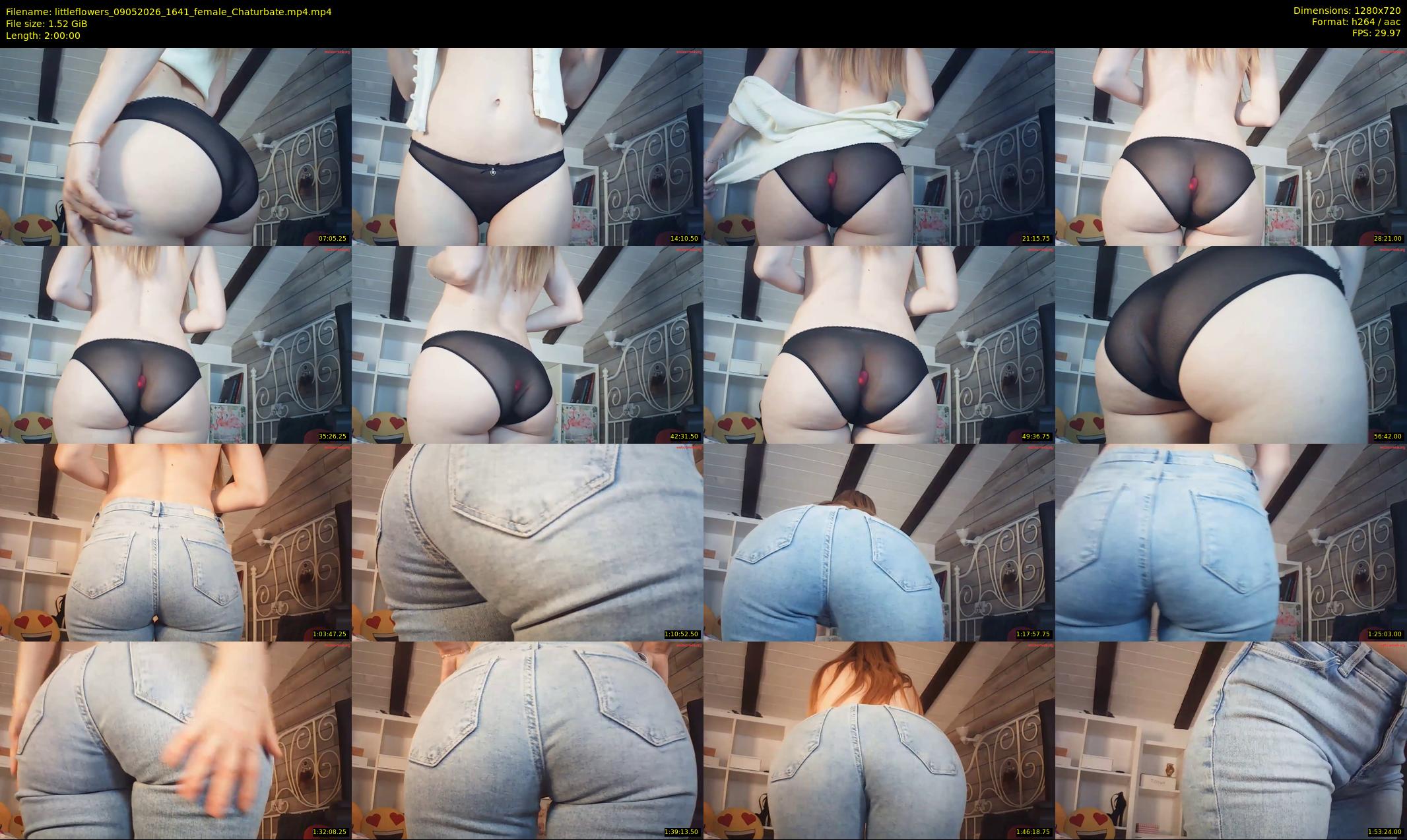 littleflowers — 120 minute Chaturbate Female strip rec, 720p, May 9, 2026