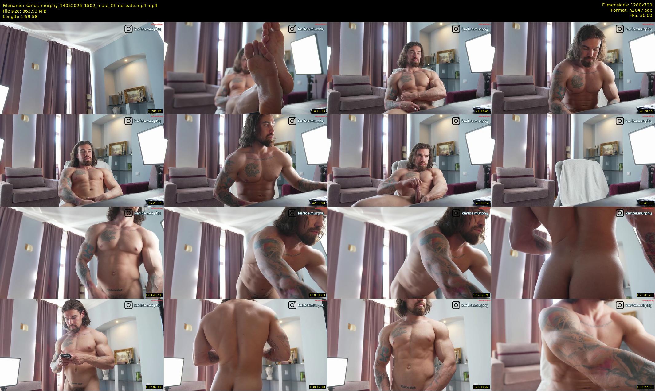 karlos_murphy — 120 minute Chaturbate Male strip rec, 720p, May 14, 2026