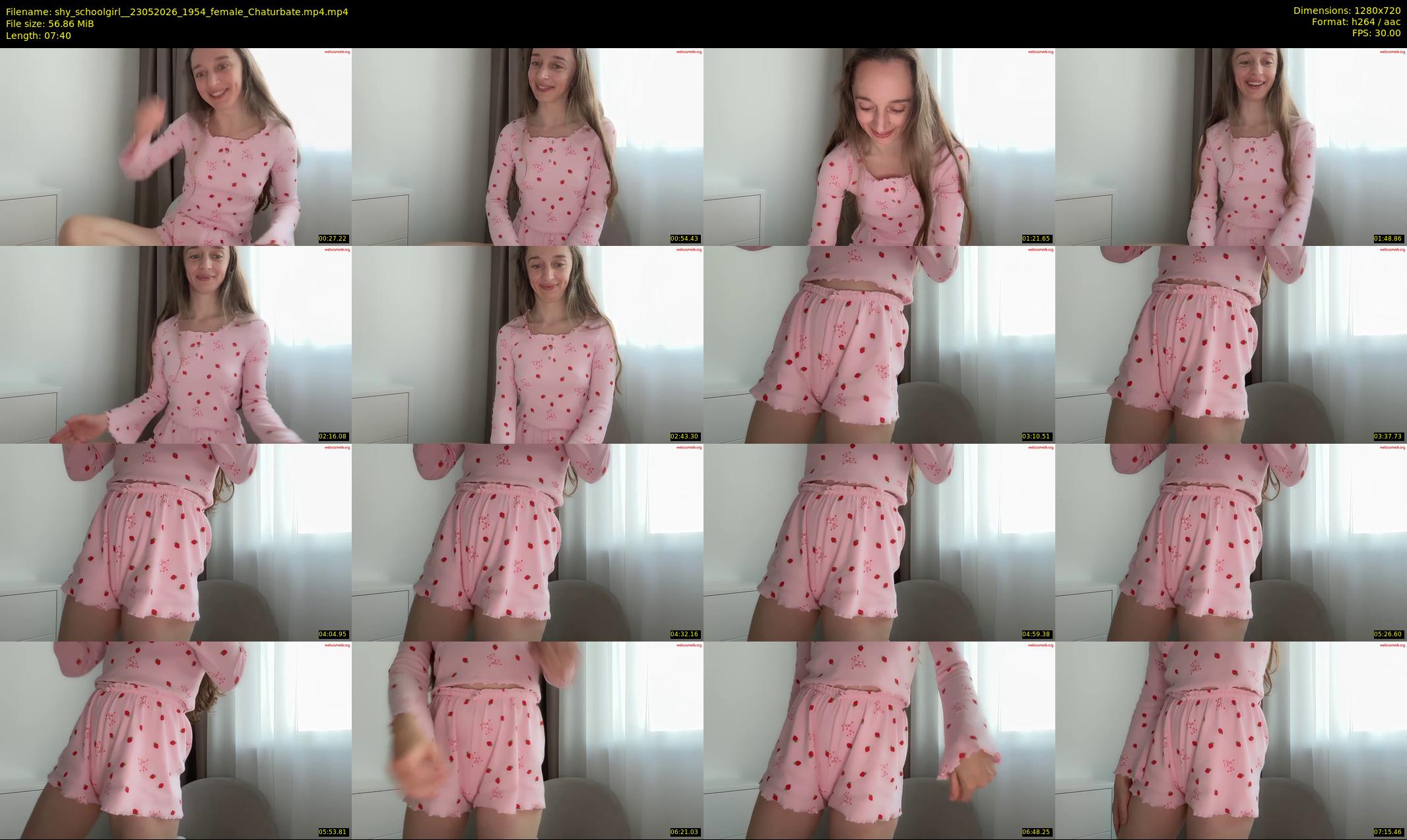 shy_schoolgirl_ — 8 minute Chaturbate Female strip rec, 720p, May 23, 2026