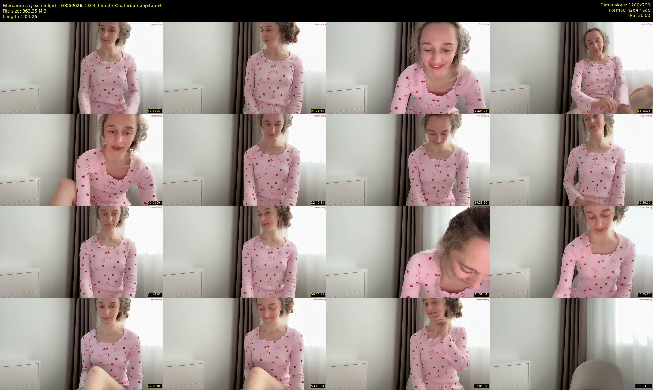 shy_schoolgirl_ — 65 minute Chaturbate Female strip rec, 720p, May 30, 2026